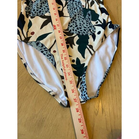 Boden Swimsuit cheetah jaguar leopard Jungle Print Women’s 10 One Piece Resort - Picture 7 of 12